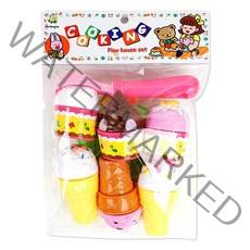 오즈토이 아이스크림 디저트 소꿉놀이 세트, 혼합 색상