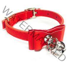 OCSOSO 고양이 방울목걸이, 빨강, 1개