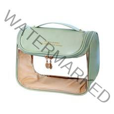 여행 세면 용품 가방 클리어 메이크업 가방 방수 지퍼가 달린 화장품 주최자 여행 필수품을위한 휴대용 투명