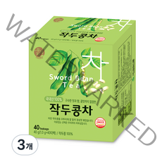 우리차 작두콩차, 1g, 40개입, 3개