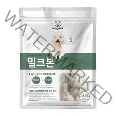 와그작 밀크본 덴탈껌 S 14p, 밀크, 1개