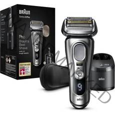 Braun 9 Pro 9485cc 프리미엄 면도기 남성용 4+1 쉐이빙 헤드 ProLift트리머 습식 건식 5in1 세척 스테이션