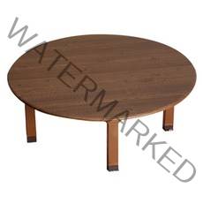 한목가구 아르니아 접이식 다용도상 원형 751, 엔틱옹이