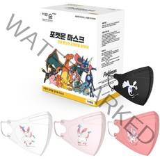 어린숨 엣지 포켓몬 아트 전설 환상을 찾아라 심볼 마스크 아동용 소형 3종 x 10p + 랜덤발송 세트, 30개입, 1세트, 님피아
