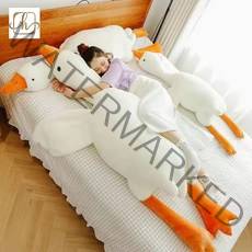 Haengbuk 오리 대형인형 안고자는 베개 모찌 인형 롱쿠션 동물 바디필로우, 190