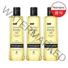 뉴트로지나 세서미 바디오일, 250ml, 3개
