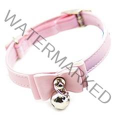 OCSOSO 고양이 방울목걸이, 분홍, 1개