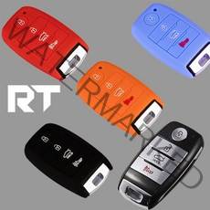 리츠테일러 기아 신형 4버튼 실리콘 케이스 RT-S06, 블랙