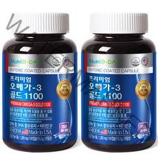 뉴트리디데이 프리미엄 오메가3 골드 1100, 90정, 2개