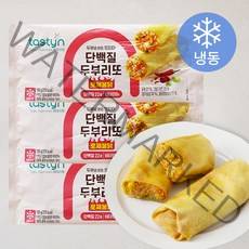 테이스틴 단백질 두부리또 로제불닭 (냉동), 130g, 3개