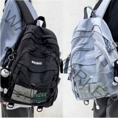 망사 매쉬 포켓 백팩 캐주얼 학생가방 30대 멋진선물