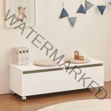 필웰 테미스 이동 벤치 수납장 1200 DVX 벤치의자, 화이트