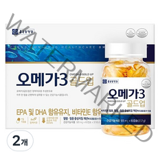 종근당건강 오메가3 골드업 180p, 180정, 2개