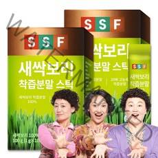 순수식품 새싹보리 착즙 분말 가루 스틱 200포(2박스) 실속형 20배 농축, 1g, 200개