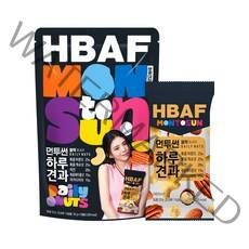 HBAF 먼투썬 하루견과 블랙, 20g, 30개