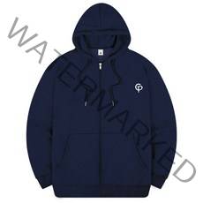 그라픽 지피로고 기모 후드집업 PHA_0009