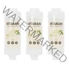 비타레인 잔류염소제거 및 녹물제거 비타민 샤워 필터 아카시아 3개
