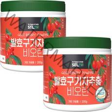 발효 구기자 추출 비오틴 국산 식약처 HACCP 인증 분말 가루 200g, 2개, 2개