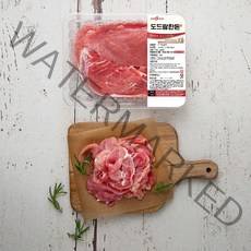 도드람한돈 1등급 뒷다리살 불고기용 (냉장), 800g, 1팩