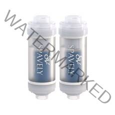 SPAVELY 스파블리 비타민 샤워필터, 2개, 베이비파우더