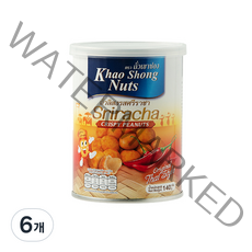 카오숑 스리라차 땅콩과자, 140g, 6개