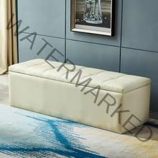 아워스토리 수납형 인조가죽 모던스타일쇼파 장의자 수납의자 수납스툴 수납벤치csp1011, 800mm수납형-아이보리