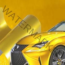 카메이크업 유광 랩핑 필름, 골드, 1개