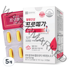 종근당건강 장용성 프로메가 오메가3 22.2g, 5개