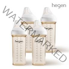 헤겐 애착젖병 PPSU 330ml 쿼드라팩4P 꼭지포함, 없음