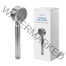 크리썸 알루미늄 고압 수압상승 절수 샤워기 헤드, 1개