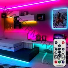 비상 루시 RGB 동작감지 간접 조명 LED바 5m