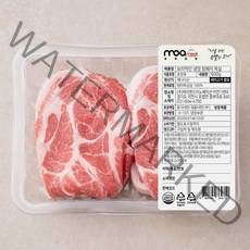 모아미트 캐나다산 보리먹인 암퇘지 목살 구이용 (냉장), 600g, 1개
