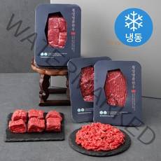 횡성한우 1등급 정육세트 (냉동), 1.2kg, 1세트