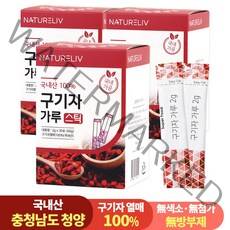 청양 프리미엄 100% 구기자 분말 가루 스틱 2g 30포, 60g, 3개