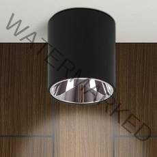 원하 인테리어 원통 직부등 85 x 90 mm COB LED12W, 주광색(블랙)