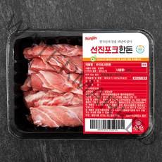 선진포크한돈 등심 꽃살 구이용 (냉장), 600g, 1개