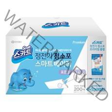 스카트 정전기청소포 베이직 표준형 200p + 프리미엄 표준형 5p, 1세트
