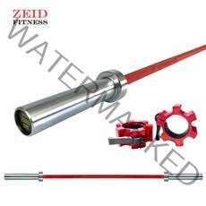 1800mm 15kg 레드샤프트 중량봉 탄력봉 역기봉 바벨봉 데드리프트바 헬스 스쿼트바 올림픽바