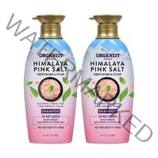 오가니스트 히말라야 핑크솔트 담은 샴푸 두피 스케일링, 2개, 500g, 500ml