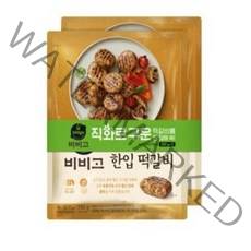 CJ비비고한입떡갈비282G*2x3개, 282g, 6개