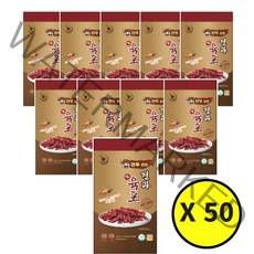 HACCAP 인증 한우한돈 질기지 않고 고소한 견과육포 대용량 업소용, 50개입, 30g