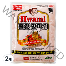 [화미] 쫄깃면파워, 1kg, 2개