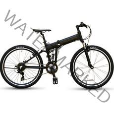 여성용 스마트 CMF 풀샥 24단 자출 출퇴근 통학용 산악 접이식 MTB 자전거, 매트블랙, 170cm