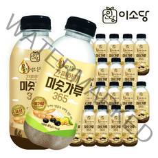 이소당 11곡물 미숫가루 식사대용 선식 국산 서리태 365ml, 미숫가루(설탕포함) 10병