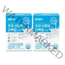 [무부형제] GNM 산양유 초유 단백질 프로틴 분말 스틱 / 프로바이오틱스 유산균 BCAA 비타민 칼슘, 2g, 60개