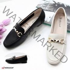 [푹신한 쿠션인솔] *당일발송* 가볍고 발볼편한 쿠션감좋은 여성 스니커즈 정장 캐주얼 단화 미끄럼방지 고무창 플랫로퍼