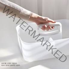 포르타그란데 욕실 청소도구함 손잡이형 정리함, 단품, 본상품선택, 색상:스모그