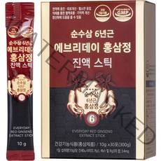 순수삼 6년근 에브리데이 홍삼정 진액 스틱 30p, 1개, 300g