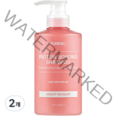 쿤달 프로틴 데미지 케어 샴푸 바이올렛 뮤게향, 500ml, 2개