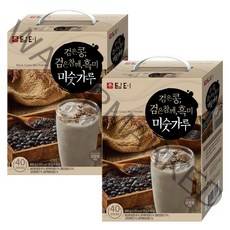 담터 검은콩 검은참깨 흑미 미숫가루 40입 x2개/선식, 20g, 80개